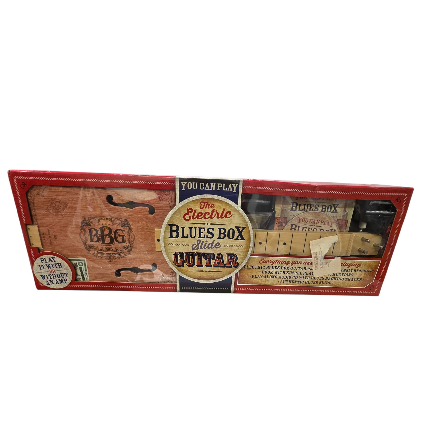 Electric Blues Box Slide Guitar Kitwith Guitar