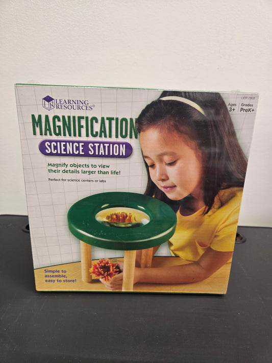 Learning Resources Tabletop Tripod Magnifier, 4x Magnifier