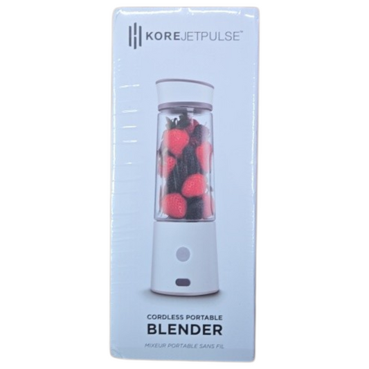KORE JETPULSE CORDLESS PORTABLE  SMOOTHIE/BLENDER  RECHARGEABLE