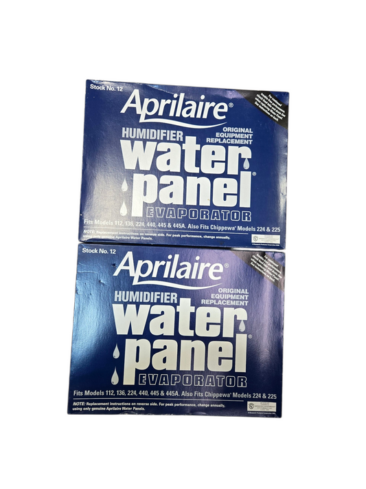 Genuine AprilAire 12 Humidifier Water Panel for 440, 445, 445A, 448, 112, 224, 136, 224, 225. New