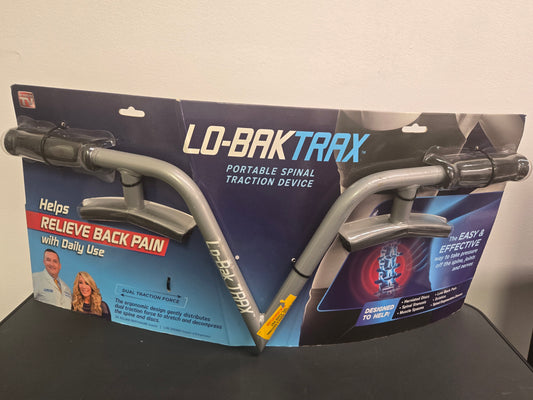 Lo-Bak Trax Portable Spinal Traction Device for Back Pain - NEW