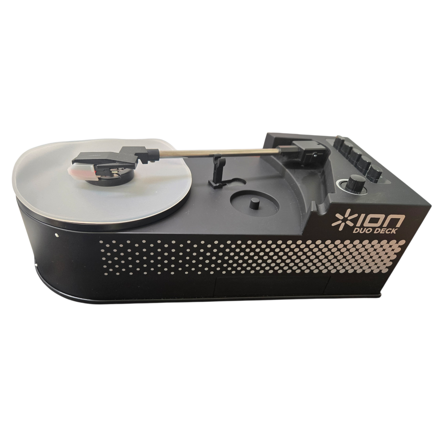 ION DUO DEK*Ultra-Portable USB Turntable with Cassette NEW OPEN BOX (P24033602)