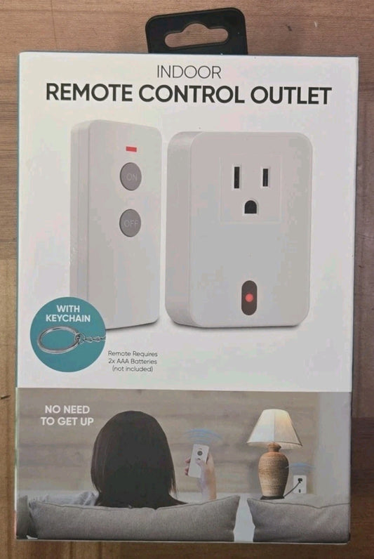 door Remote Control Outlet with Keychain Remote