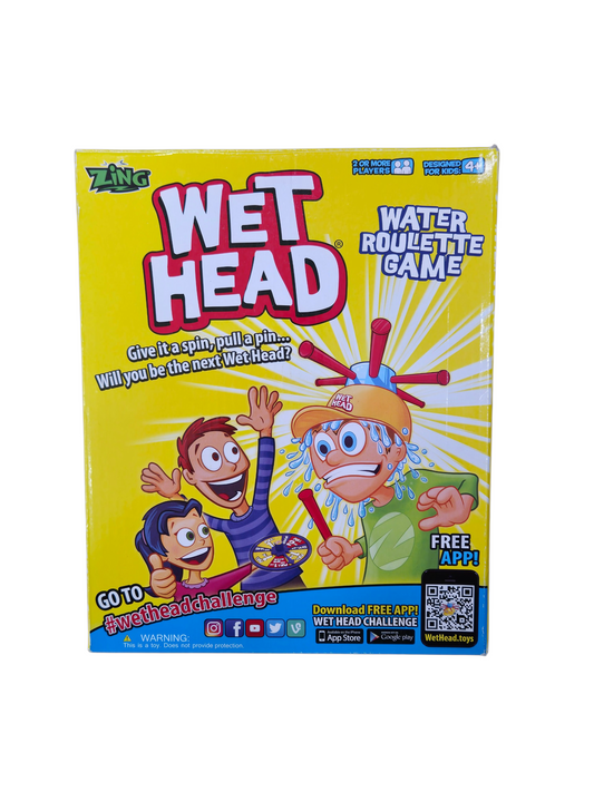 Wet Head Zing Water Roulette  Game Fun Family Party Game Kid Adult